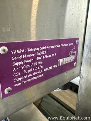 Twin Monkeys Yampa Tabletop Semi Automatic Can Filler