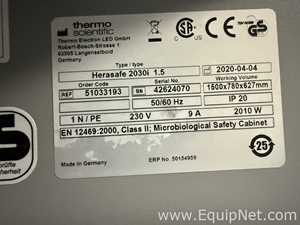 Cabina de Seguridad Biológica Thermo Scientific Herasafe 2030i 1.5