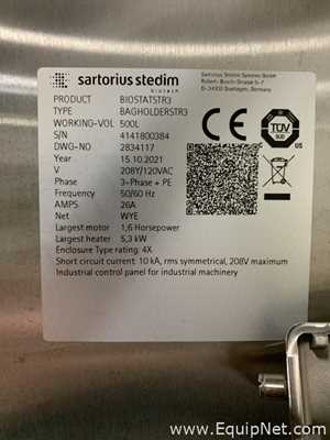 Reator Biológico Sartorius Stedim BiostatSTR3