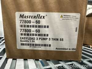 Lot of 2 Unused Masterflex 77800-60 Easy-Load 3 Peristaltic Pump Heads
