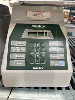 Baxter H938 099G Repeater Pharmacy Pump