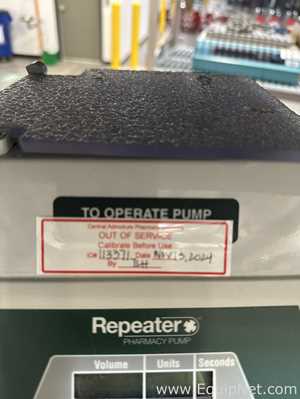 Baxter Repeater Pharmacy Pump H938 099 Peristaltic Filling Pump