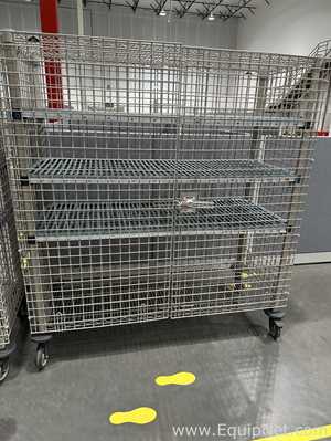Metro Mobile Wire Shelving Security Cage Unit