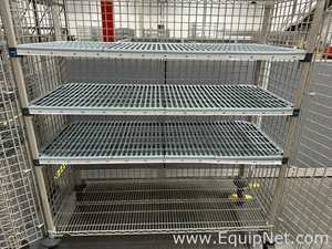 Metro Mobile Wire Shelving Security Cage Unit