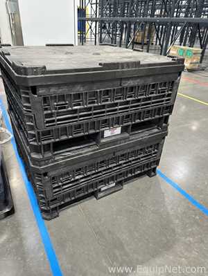 Uline H-4053BL Collapsible Bulk Container
