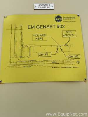 Kohler 500REOZJB 500 kW Standby Diesel Generator Set