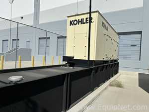 Kohler 500 kW Enclosed Diesel Generator Set with Sub-Base Fuel Tank