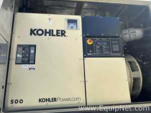 Kohler 500 kW Enclosed Diesel Generator Set with Sub-Base Fuel Tank