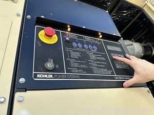 Kohler 500 kW Enclosed Diesel Generator Set with Sub-Base Fuel Tank