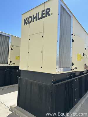 Kohler 500 kW Enclosed Diesel Generator Set with Sub-Base Fuel Tank