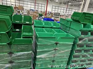 Lot of Uline and Quantum Storage Systems Plastic Stacking Storage Bins