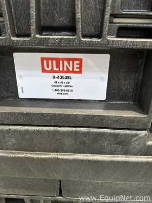 Lot of Uline H-4053BL Collapsible Bulk Container Bins