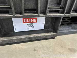 Lot of Uline H-4053BL Collapsible Bulk Container Bins