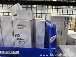 Lot of Assorted Cleanroom and Laboratory Spare Parts with Mobile Security Cage Cart