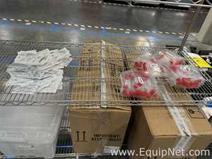 Large Lot of VWR Lab Consumables Including Culture Tubes, Conical Tubes and Reagent Bottles