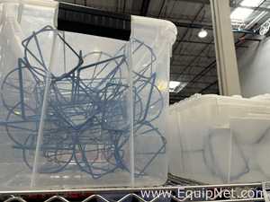 Large Lot of VWR Lab Consumables Including Culture Tubes, Conical Tubes and Reagent Bottles