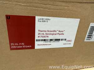 Large Lot of Unused Thermo Scientific Nunc 25 mL Serological Pipettes and VWR Tissue Wipers