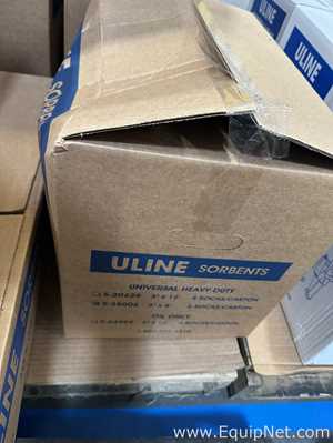 Large Lot of Uline Sorbent Pads and Socks