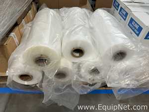 Large Lot of Unused Clear Polyethylene Packaging Film Rolls