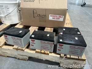 Large Lot of Facility Maintenance Supplies, UPS Batteries and Dome Camera Housings - 3 Pallets