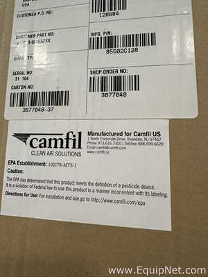 Lote de  Filtro Camfil 85502C128