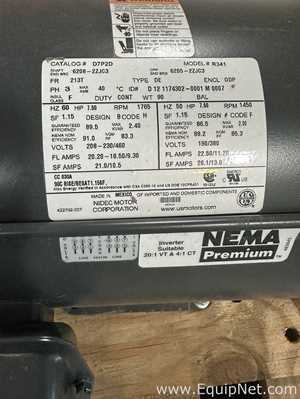 Lote de  Motor Nidec Motor Corporation D7P2D / HD98
