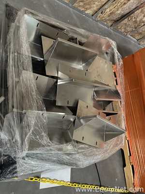 Lot of Stainless Steel Wall Mount Shelves