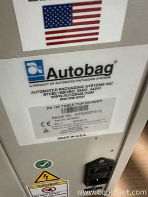 Autobag PS 125 PaceSetter Table Top Bagger