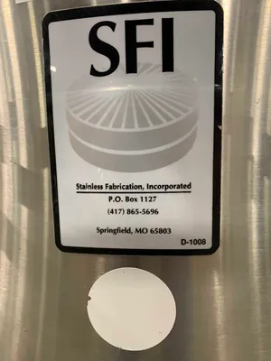 Stainless Fabrication Inc. 50 Gallon Single Wall Mobile Pressure Vessel