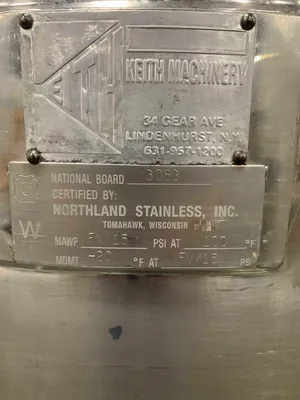 Northland Stainless 100 Gallon Mobile Single Wall Tank