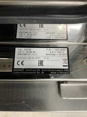 Incubadora Memmert GmbH Co.Kg ICH750