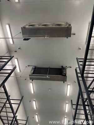 Walk-In Refrigerated Cold Storage Room with Bohn Evaporators and Rytec Turbo-Seal Door