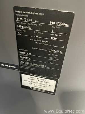 Crown RM6025-45 Electric Reach Truck