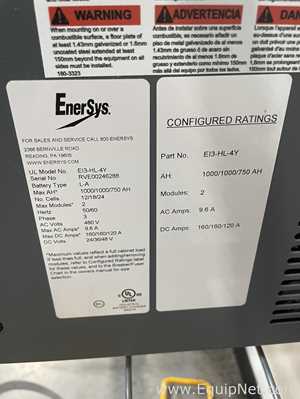 Cargador de Batería Enersys IMPAQ EI3-HL-4Y