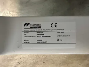 lote de   Móvel para Laboratórios Wesemann GmbH Labterminal