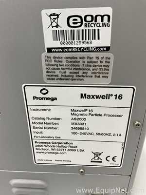 Contador de Partículas Pomega Corporation Maxwell 16 MX3031