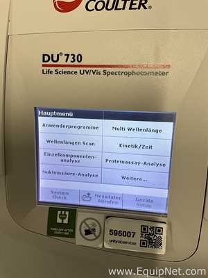Espectrofotómetro Beckman Coulter DU 730