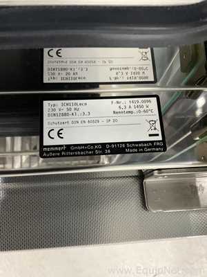Incubadora Memmert GmbH Co.Kg ICH110Leco. Sem Uso