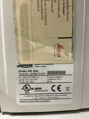 Leica DM1000 Optical Microscope