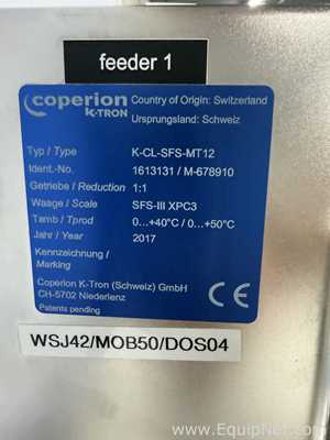 Alimentador de Parafuso Coperion K-Tron K-CL-SFS-MT12