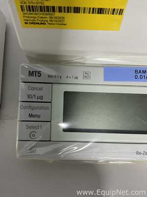 Mettler Toledo MT5 Micro Balance