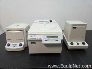 lote de  3 Centrífuga para Laboratórios Eppendorf 