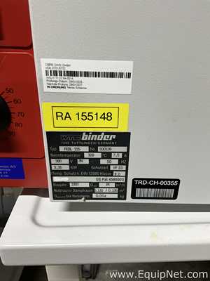 Binder FED 115 Laboratory Oven