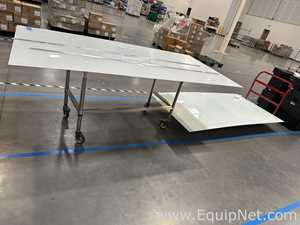 Lot of 2 Glass Dry Erase Whiteboards