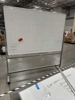 Lot of Global Industrial Mobile and Wall-Mount Whiteboards