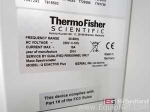 Equipamento Analíticos Thermo Fisher Scientific Thermo Scientific Q Exactive Plus Mass Spectrometer
