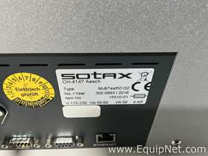 Sotax Pharmatron MultiTest50 G2 Hardness Tester