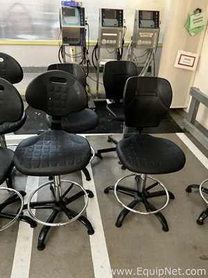 Lot of 8 Laboratory Chairs