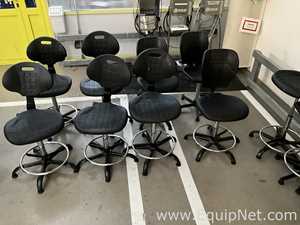Lot of 8 Laboratory Chairs