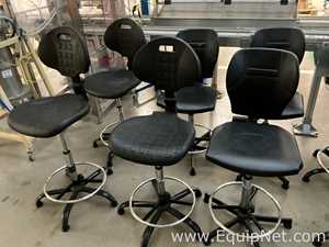 Lot of 8 Laboratory Chairs